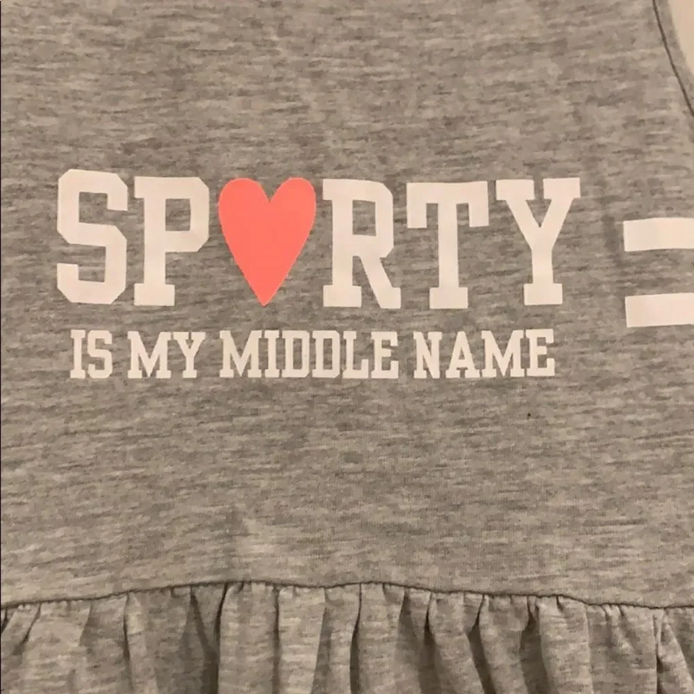 Sporty short sleeve dress